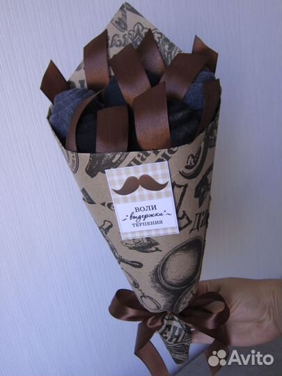 Подарки мужчинам. Букеты из носков