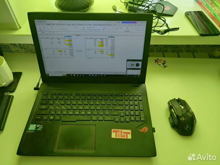 Ноутбук аsus rоg GL553V