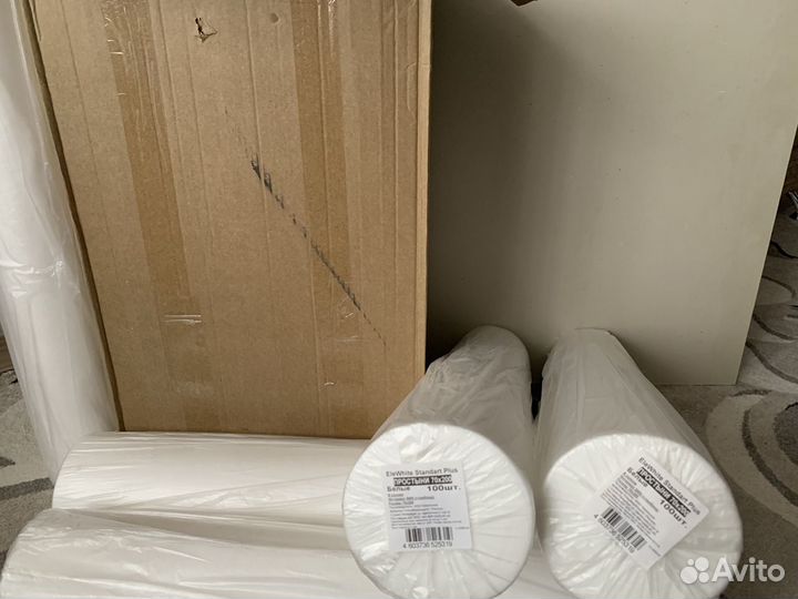 Простыни одноразовые в рулоне