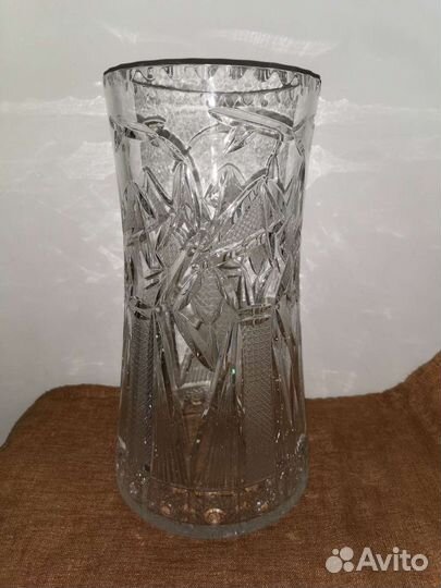 Ваза большая хрустальная 60-70 гг СССР