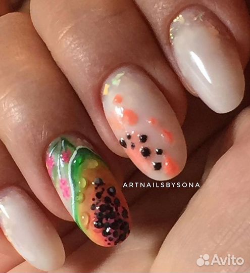 Маникюр Укрепление Выравнивание Ногтей