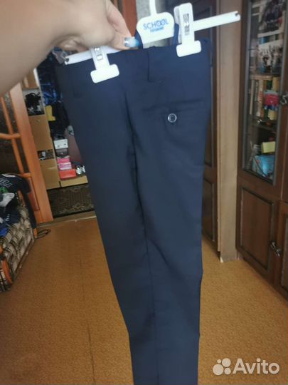 Школьный костюм для мальчика синий 128