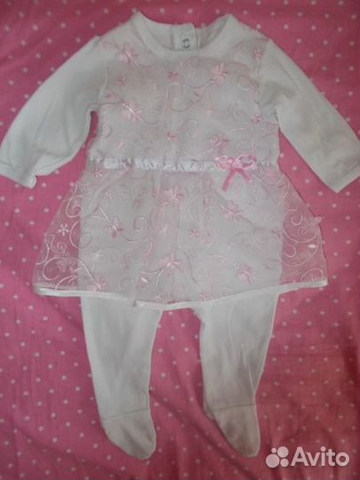 Пакет одежды для девочки 0-12 мес