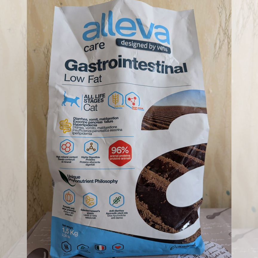 Корм для кошек Alleva Gastrointestinal