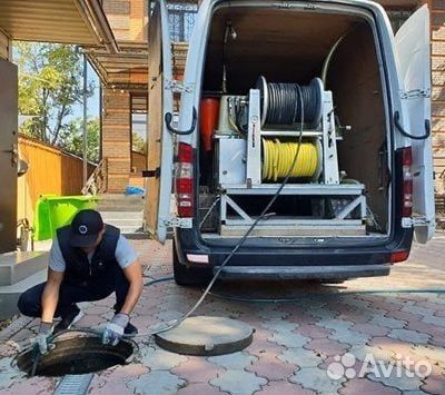 Устрание засоров - прочистка канализации
