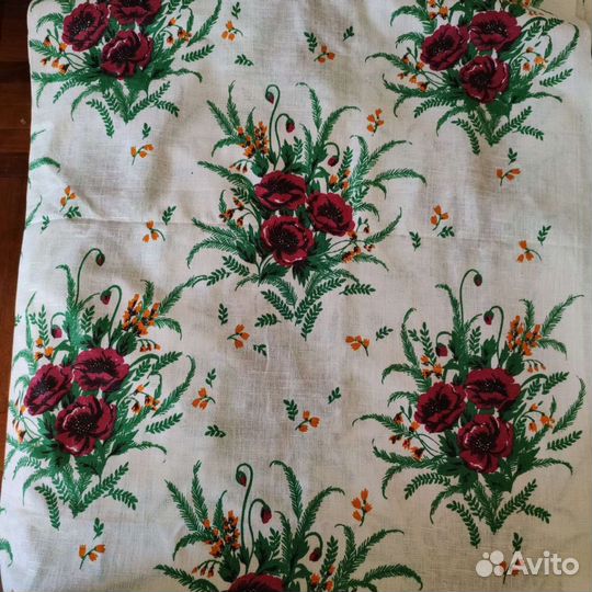 Ткань рогожка хлопок