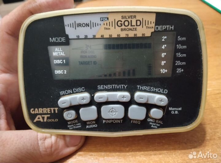 Металлоискатель garrett AT gold