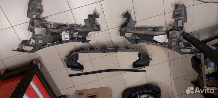 Пластик переднего бампера mercedes w 213