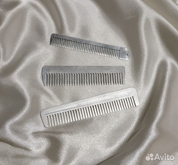 Винтажные расчёски алюминиевые. СССР