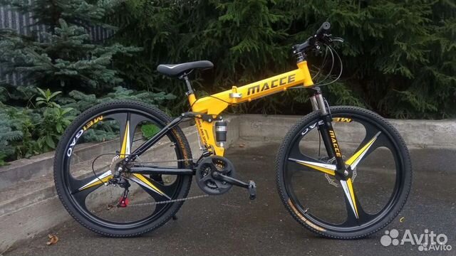 Горный велосипед с литыми Жёлтый