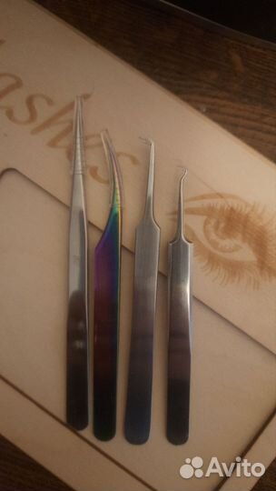 Пинцет для наращивания ресниц