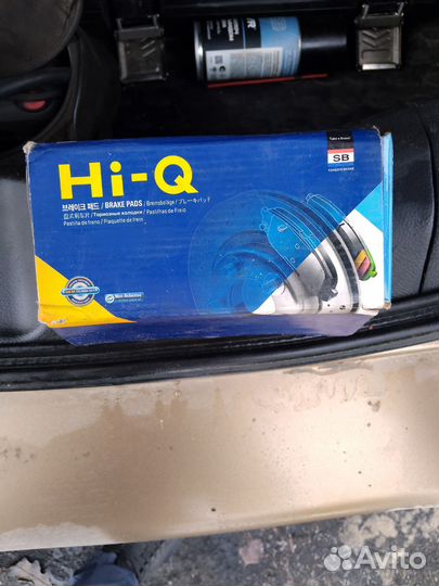 Тормозные колодки передние nissan,lada vesta