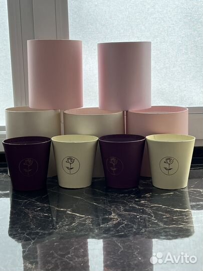 Шляпные коробки для цветов