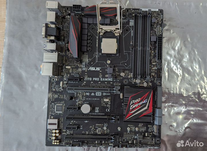 Материнская плата Asus с процессором i7 6700K