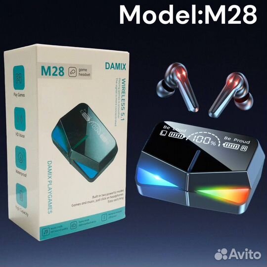 Bluetooth наушники M28