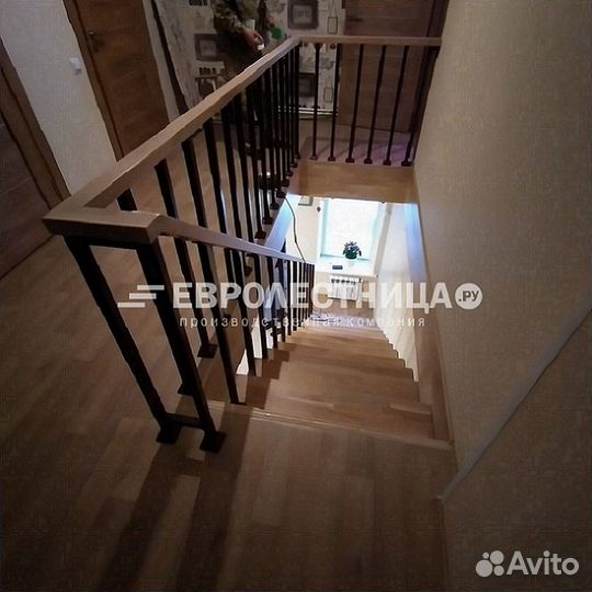 Лестница на металлокаркасе