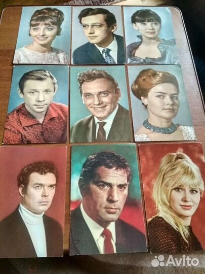 Открытки советских актеров