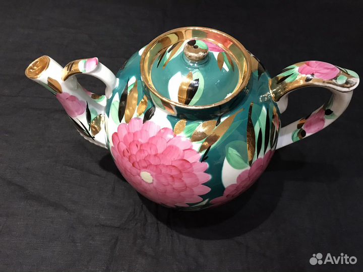 Чайник доливной большой Астры Дулёво СССР