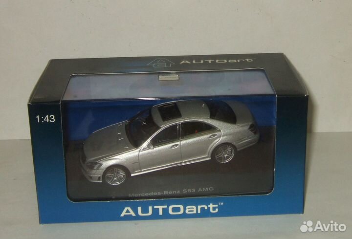 Мерседес Mercedes Benz S63 AMG W221 Auto Art 1:43