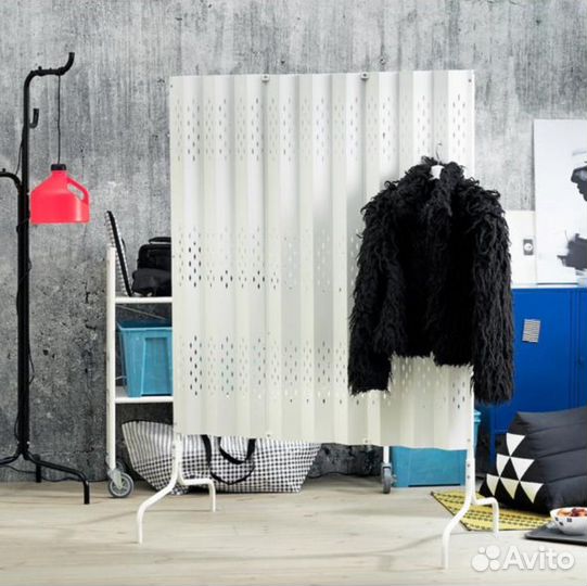 Ширма белая металлическая IKEA