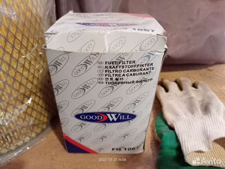 Хендай HD-78 Воздушный фильтр и фильтр масляный