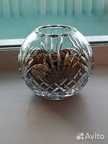Ваза хрустальная