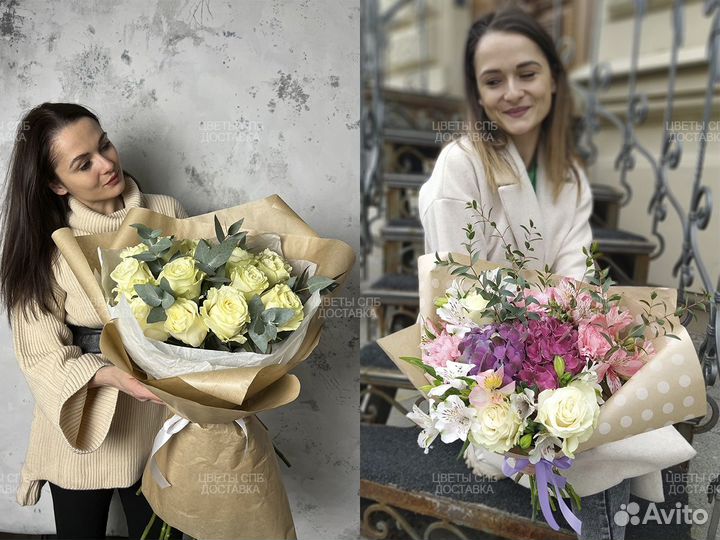 Букет цветов Живые цветы букеты доставка спб