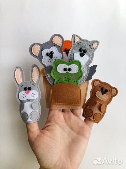 Пальчиковый театр из фетра. Кукольный театр