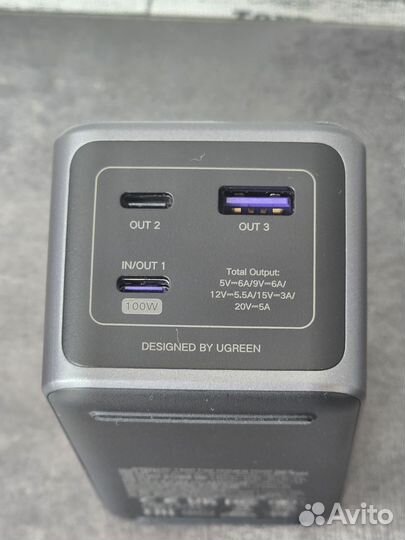 Повербанк Ugreen PB721 (35524) 20000mAh 130W