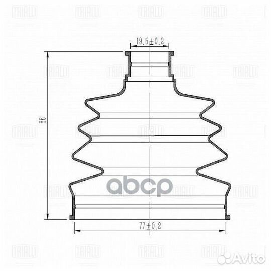 Пыльник ШРУСа для а/м Honda Civic VI (95)