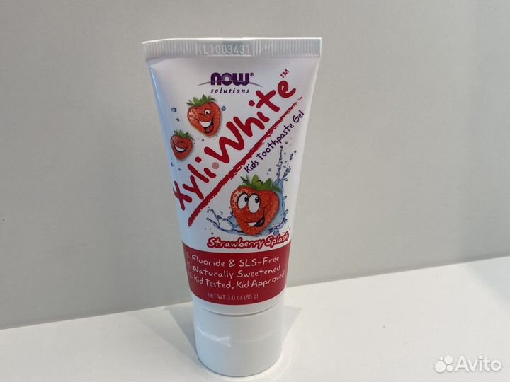 Детская зубная паста Now