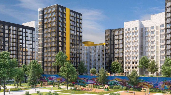 2-к. квартира, 54 м², 5/15 эт.