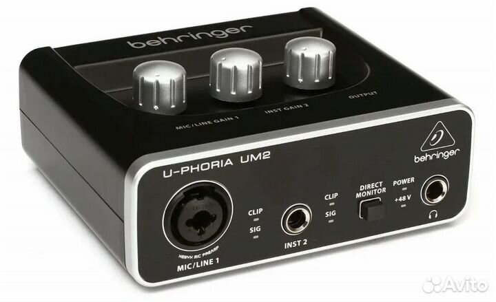 Звуковая карта Behringer UM2 Новая Гарантия