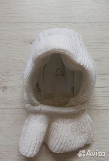 Шапка шлем для новорожденных Новая