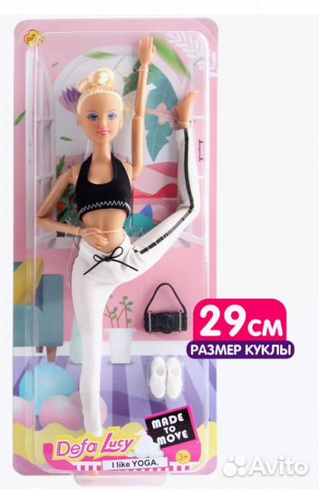 Новая кукла Defa русалка, гимнастка, врач