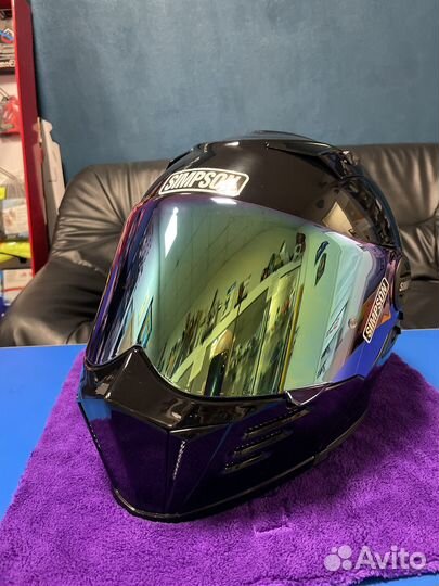 Шлем модуляр Simpson Darksome S (M)