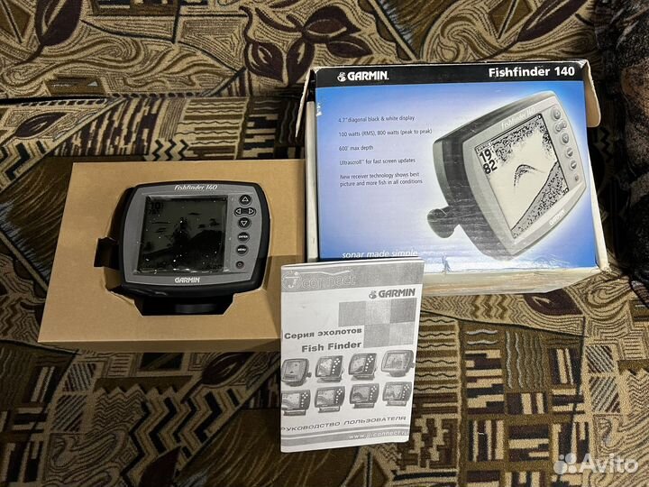 Эхолот garmin fishfinder 140