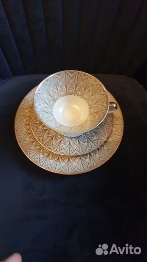 Чайное трио Германия фарфор