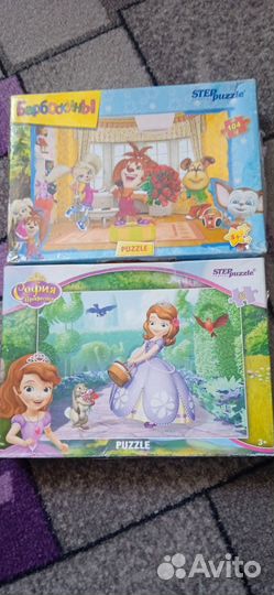 Пазлы для девочек 3+, 5+, 6+