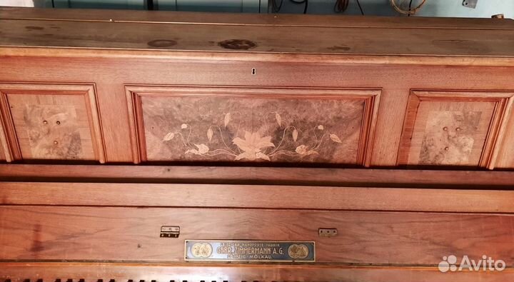 Старинное антикварное фортепиано Zimmermann