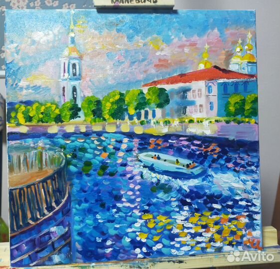 Картина маслом на холсте, подарок