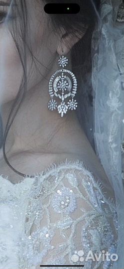 Серьги серебро