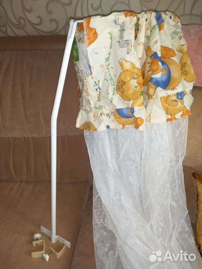 Балдахин (полный комплект) в детскую кроватку