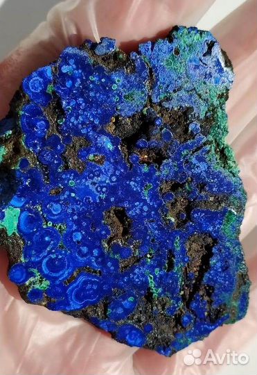Азурит редкий пластина