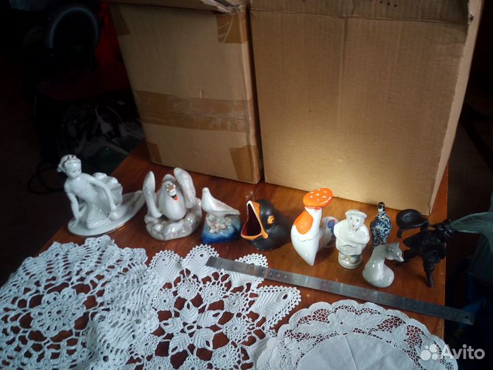 Статуэтки фарфор, чугун