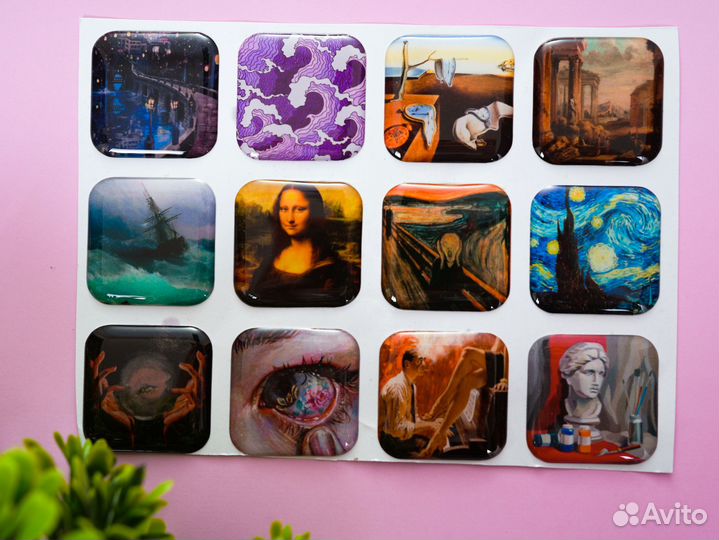 3D Стикеры оптом с любыми дизайнами