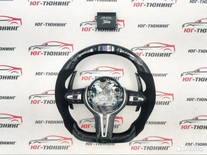 Руль M-Performance карбон + алькантара с дисплеем