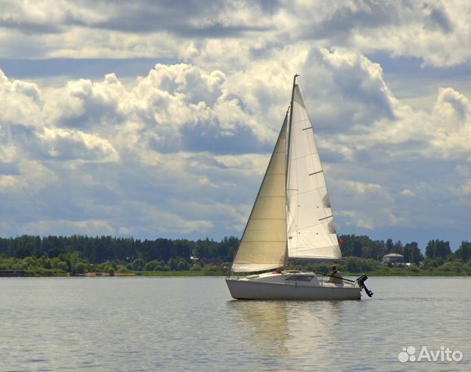 Прогулки на парусной яхте Рыбинское водохранилище