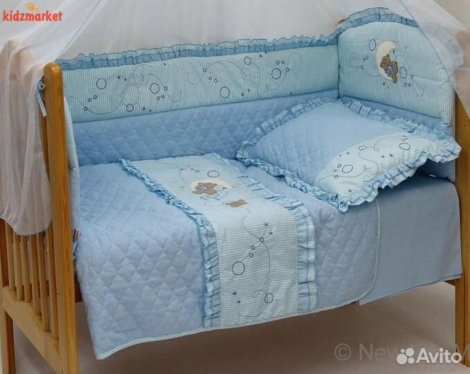 Комплект в кроватку Bombus Соня, матрас Икеа