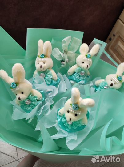 Букеты из мягких игрушек